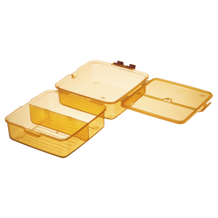 Lunchbox JOY 14,5x14,5x8,5cm szary